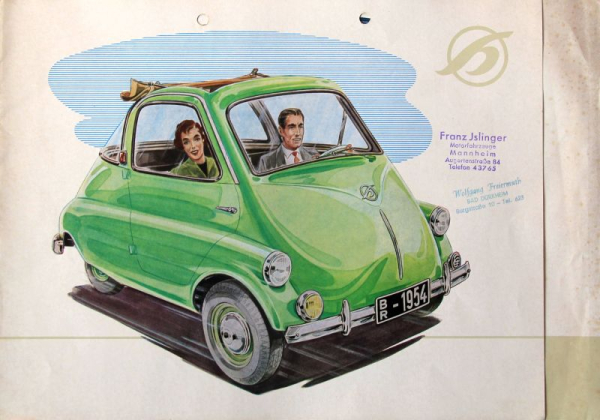Hoffmann 250 Autocabin Modelprogram 1954 Carbrochure (8606)